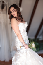 Load image into Gallery viewer, Eve - Mermaid Lace and Soft Tulle Wedding Dress