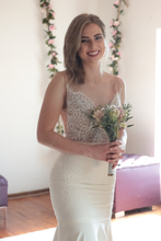 Load image into Gallery viewer, Eveleigh - Mermaid with V-Neck Wedding Dress