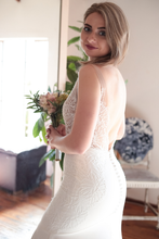 Load image into Gallery viewer, Eveleigh - Mermaid with V-Neck Wedding Dress
