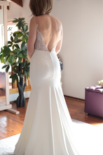 Load image into Gallery viewer, Eveleigh - Mermaid with V-Neck Wedding Dress