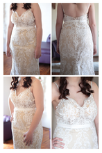 Load image into Gallery viewer, Freya - Mermaid with V-neck Style Wedding Dress