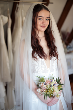 Load image into Gallery viewer, Giselle - A-Line V-Neck Lace Wedding Dress