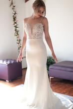 Load image into Gallery viewer, Luella - Mermaid with V-Neck Wedding Dress