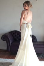 Load image into Gallery viewer, Mikaela - Mermaid with V-Neck Wedding Dress