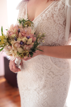 Load image into Gallery viewer, Liv - Mermaid V-Neck Cut Lace Wedding Dress
