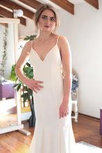 Load image into Gallery viewer, Mikaela - Mermaid with V-Neck Wedding Dress
